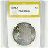 Image 1 : 1878-S Morgan Silver Dollar PGA-MS65+