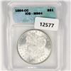 Image 1 : 1884-CC Morgan Silver Dollar ICG-MS64