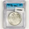 Image 1 : 1884-CC Morgan Silver Dollar ICG-MS61