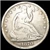 Image 1 : 1870-S Seated Liberty Half Dollar NICELY