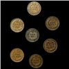 Image 2 : (7) Indian Head Cents NICELY CIRCULATED