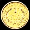 Image 2 : 1851 Rare Gold Dollar UNCIRCULATED