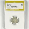 Image 1 : 1887/6 Nickel Three Cent PGA-PR65
