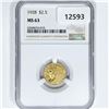 Image 1 : 1928 $3 Gold Piece NGC-MS63