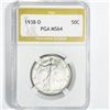 Image 1 : 1938-D Walking Liberty Half Dollar PGA-MS64