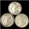 (3) Morgan Silver Dollars LIGHTLY CIRCULATED