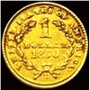 Image 2 : 1850-D Rare Gold Dollar UNCIRCULATED