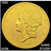 Image 1 : 1850 $20 Gold Double Eagle UNCIRCULATED