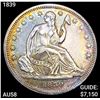 Image 1 : 1839 Seated Liberty Half Dollar CHOICE AU