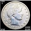 Image 1 : 1896-S Barber Quarter LIGHTLY CIRCULATED