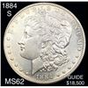 Image 1 : 1884-S Morgan Silver Dollar UNCIRCULATED