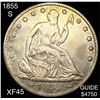 Image 1 : 1855-S Seated Half Dollar LIGHTLY CIRCULATED
