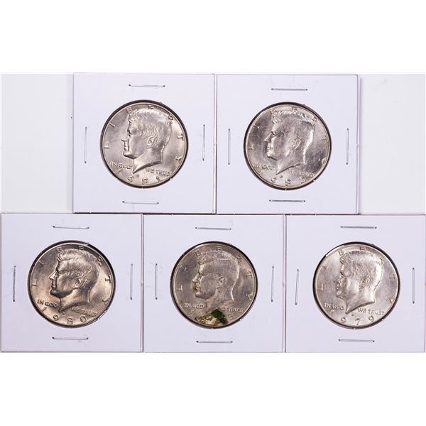 1979-1983 Kennedy Half Dollar Coin Collector's Set