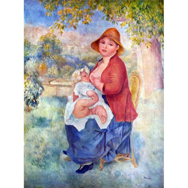 Renoir - The Child At The Chest Maternity