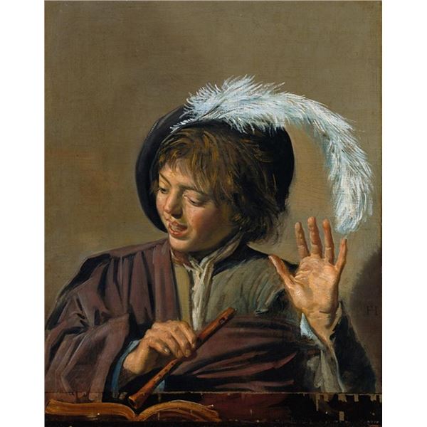 Frans Hals - Singing Boy with Flute