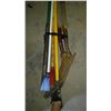 Image 2 : BUNDLE OF BROOMS, PITCHFORK & SHOVEL, TREESAW