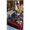 Image 1 : 2 DESK LAMPS, 1 MOUNTS INTO DESK W/MAGNIFYING GLASS