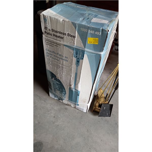 NEW 87" STAINLESS STEEL PATIO HEATER IN BOX