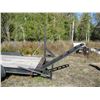 Image 8 : 16' FLATDECK TRAILER, DOUBLE AXLE, DROP DOWN RAMPS, NO REGISTRATION PAPERS, BILL OF SALE ONLY