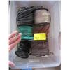 Image 1 : PLASTIC CONTAINER W/VARIOUS WIRE