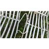 Image 2 : 2 WROUGHT IRON DECORATIVE LOUNGE CHAIRS, NO PADS