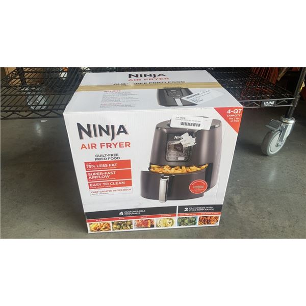 NINJA 4QT AIR FRYER TESTED AND WORKING, RETAIL $189