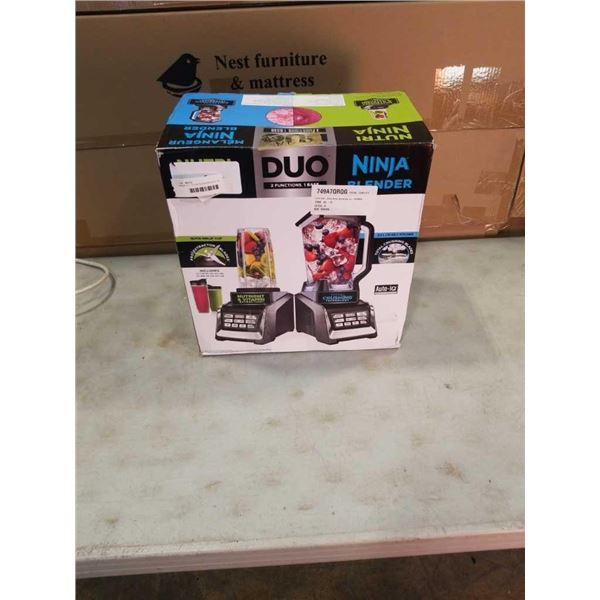 NINJA DUO STAND 1300W BLENDER AUTO IQ - TESTED WORKING, RETAIL $299