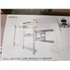 Image 2 : KANTO 37-75 INCH FULL MOTION LOW PROFILE TV WALL MOUNT, RETAIL $179