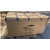 Image 2 : NEW SEYCHELLE 4 PIECE WICKER PATIO CONVERSATION SET GREY/TAUPE, RETAIL $999