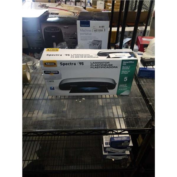 FELLOWES SPECTRA 95 LAMINATOR - TESTED WORKING, RETAIL $63