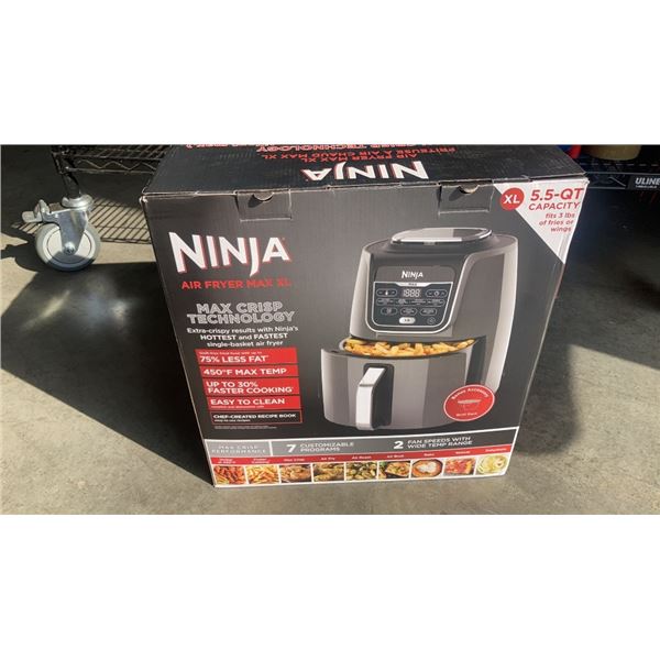 NINJA  AIR FRYER MAX XL TESTED AND WORKING, RETAIL $249