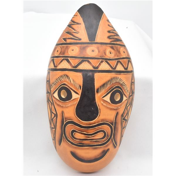 Indonesian Carved and Painted Mask