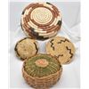Image 2 : 4 Ethnic Baskets Tohono O'odham Charokee African
