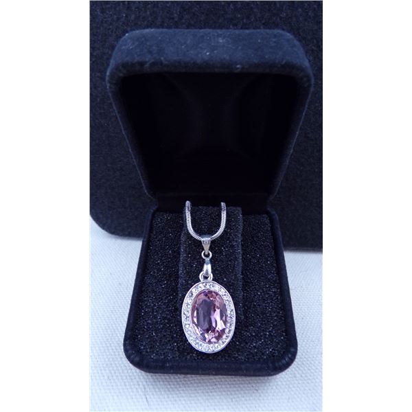 Amethyst Pendant Necklace by Larry McLellan