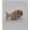 Image 2 : Native American Zuni Fish Fetish with Black Eyes