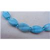 Image 4 : Blue Venetian Leaf Bead Choke Filigree Cross