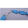 Image 5 : Blue Venetian Leaf Bead Choke Filigree Cross