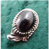 Image 2 : Pair of Silver-Tone Onyx Clip-On Earrings