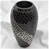 Image 7 : Large Black Tiled Glass Vase