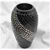 Image 8 : Large Black Tiled Glass Vase