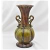Image 1 : Large Double Handled Retro Metal Art Vase