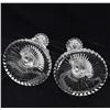 Image 5 : Pair of Fancy Crystal Candle Holders