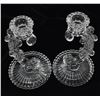 Image 6 : Pair of Fancy Crystal Candle Holders