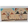 Image 1 : 2 Navajo Yei Bei Chei Sandpainting by Watchman
