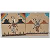 Image 6 : 2 Navajo Yei Bei Chei Sandpainting by Watchman