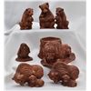 Image 1 : 7 Carved Composition Animals