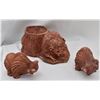 Image 2 : 7 Carved Composition Animals