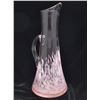 Image 2 : Hand Blown Murano Style Blush Pink Pitcher