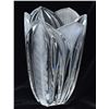 Image 2 : Art Deco Style Vase Frosted Panels of Feathers