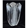 Image 3 : Art Deco Style Vase Frosted Panels of Feathers